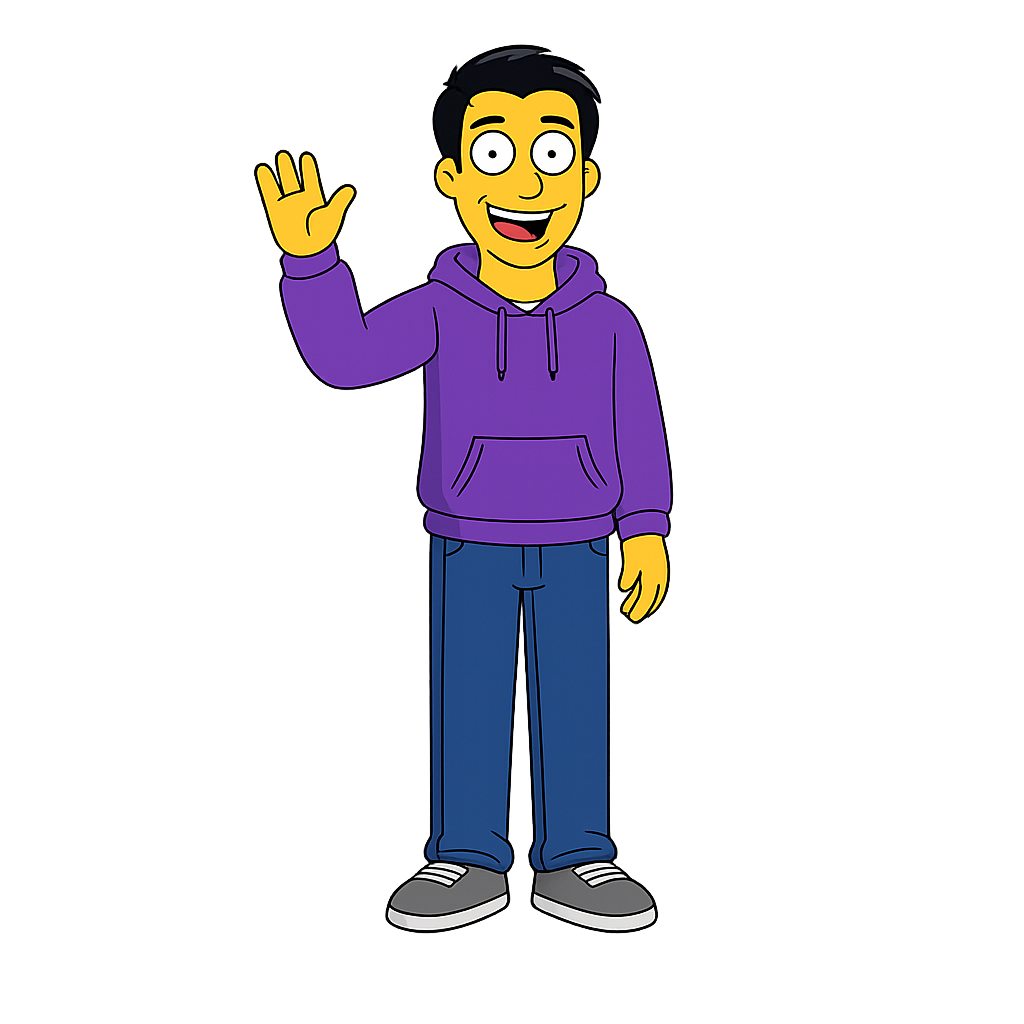 Hrushikesh — waving hello